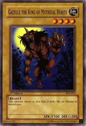 Gazelle the King of Mythical Beasts (Common / Short Print) [SYE-013] Starter Deck: Yugi Evolution Unlimited