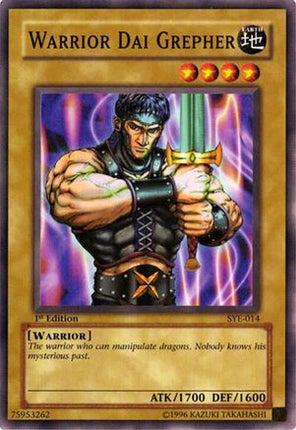 Warrior Dai Grepher (Common / Short Print) [SYE-014] Starter Deck: Yugi Evolution Unlimited