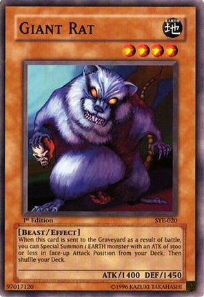 Giant Rat (Common / Short Print) [SYE-020] Starter Deck: Yugi Evolution 1st Edition