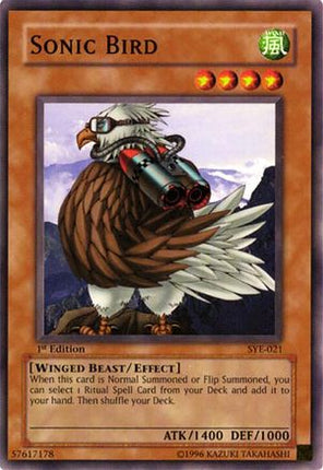 Sonic Bird (Common / Short Print) [SYE-021] Starter Deck: Yugi Evolution 1st Edition