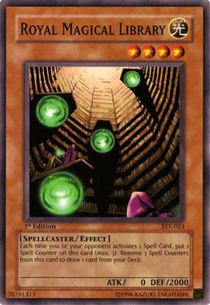 Royal Magical Library (Common / Short Print) [SYE-023] Starter Deck: Yugi Evolution 1st Edition