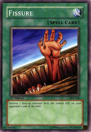 Fissure (Common / Short Print) [SYE-028] Starter Deck: Yugi Evolution 1st Edition