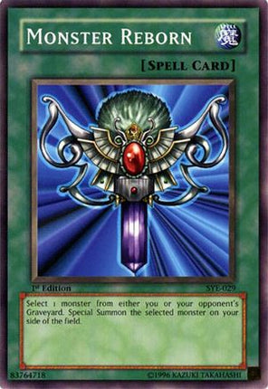 Monster Reborn (Common / Short Print) [SYE-029] Starter Deck: Yugi Evolution 1st Edition