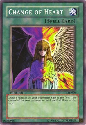 Change of Heart (Common / Short Print) [SYE-030] Starter Deck: Yugi Evolution Unlimited