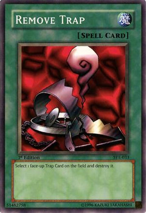 Remove Trap (Common / Short Print) [SYE-033] Starter Deck: Yugi Evolution 1st Edition