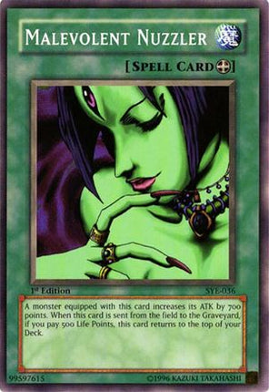 Malevolent Nuzzler (Common / Short Print) [SYE-036] Starter Deck: Yugi Evolution Unlimited