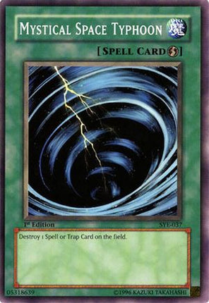 Mystical Space Typhoon (Common / Short Print) [SYE-037] Starter Deck: Yugi Evolution Unlimited