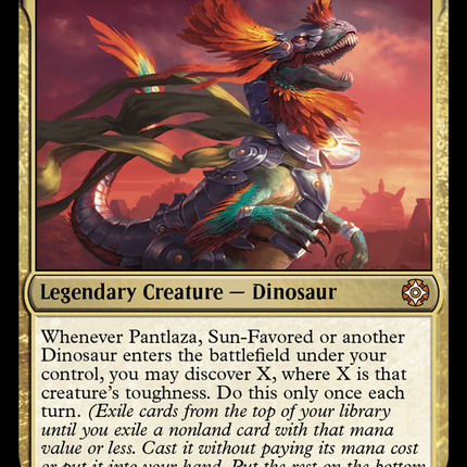 Pantlaza, Sun-Favored [The Lost Caverns of Ixalan Commander]