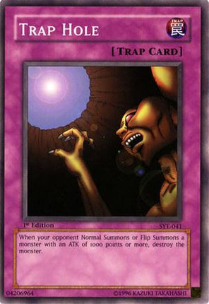 Trap Hole (Common / Short Print) [SYE-041] Starter Deck: Yugi Evolution Unlimited