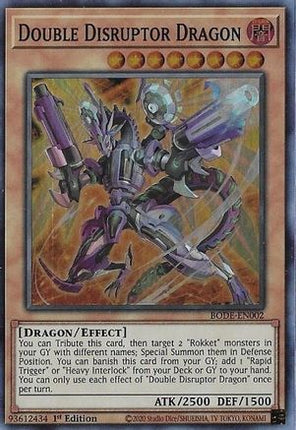 Double Disruptor Dragon (Super Rare) [BODE-EN002] 1st Edition