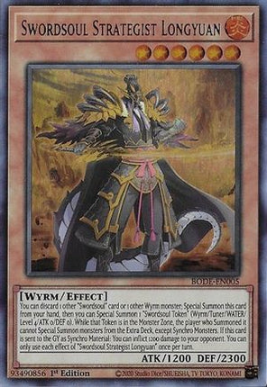 Swordsoul Strategist Longyuan (Ultra Rare) [BODE-EN005] 1st Edition