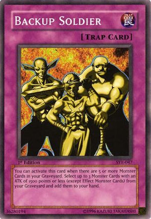 Backup Soldier (Common / Short Print) [SYE-047] Starter Deck: Yugi Evolution 1st Edition