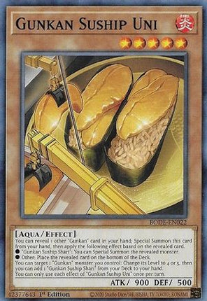 Gunkan Suship Uni (Common / Short Print) [BODE-EN022] 1st Edition