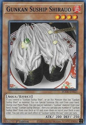 Gunkan Suship Shirauo (Common / Short Print) [BODE-EN023] 1st Edition