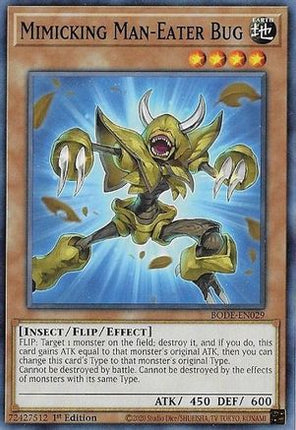 Mimicking Man-Eater Bug (Common / Short Print) [BODE-EN029] 1st Edition