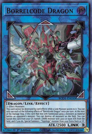 Borrelcode Dragon (Ultra Rare) [BODE-EN050] 1st Edition