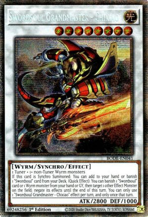 Swordsoul Grandmaster - Chixiao (Starlight Rare)  [BODE-EN041] 1st Edition
