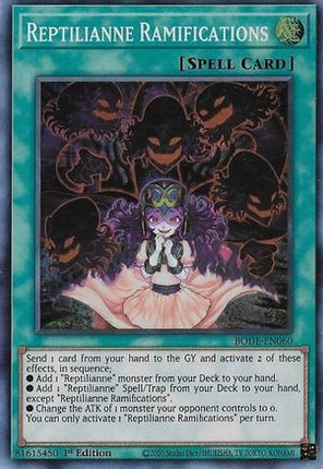 Reptilianne Ramifications (Super Rare) [BODE-EN060] 1st Edition