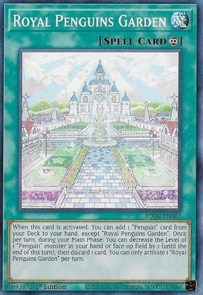 Royal Penguins Garden (Common / Short Print) [BODE-EN063] 1st Edition