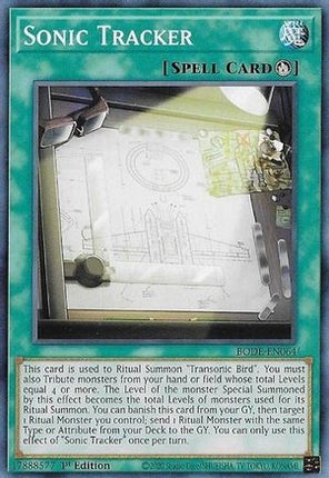 Sonic Tracker (Common / Short Print) [BODE-EN064] 1st Edition