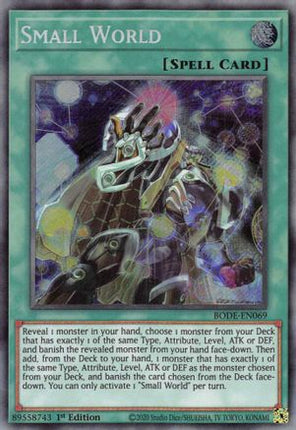 Small World (Secret Rare) [BODE-EN069] 1st Edition