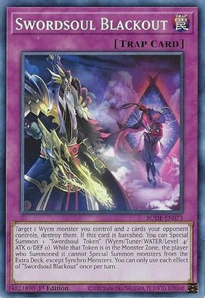 Swordsoul Blackout (Common / Short Print) [BODE-EN073] 1st Edition