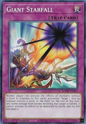Giant Starfall (Common / Short Print) [BODE-EN079] 1st Edition