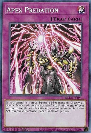 Apex Predation (Common / Short Print) [BODE-EN084] 1st Edition