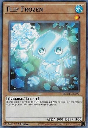 Flip Frozen (Common / Short Print) [BODE-EN092] 1st Edition