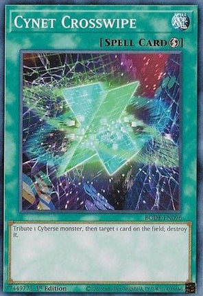 Cynet Crosswipe (Common / Short Print) [BODE-EN096] 1st Edition