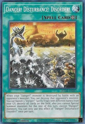 Danger! Disturbance! Disorder! (Common / Short Print) [BODE-EN097] 1st Edition