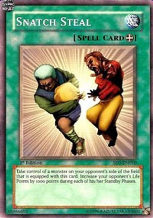 Snatch Steal (Common / Short Print) [SD1-EN010] Structure Deck: Dragon's Roar 1st Edition