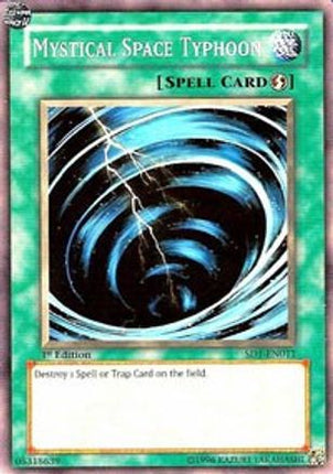 Mystical Space Typhoon (Common / Short Print) [SD1-EN011] Structure Deck: Dragon's Roar 1st Edition