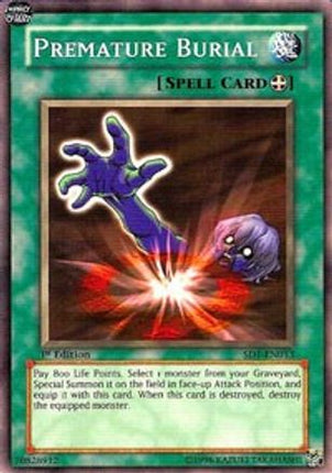 Premature Burial (Common / Short Print) [SD1-EN013] Structure Deck: Dragon's Roar 1st Edition