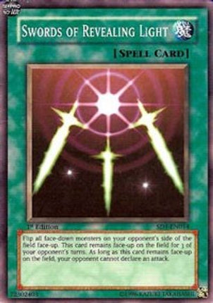 Swords of Revealing Light (Common / Short Print) [SD1-EN014] Structure Deck: Dragon's Roar 1st Edition