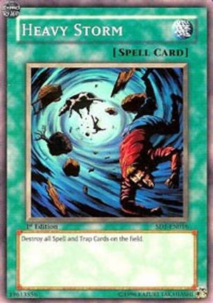 Heavy Storm (Common / Short Print) [SD1-EN016] Structure Deck: Dragon's Roar 1st Edition