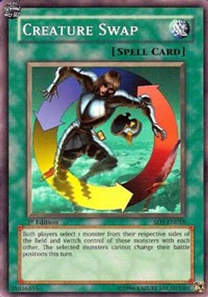 Creature Swap (Common / Short Print) [SD1-EN018] Structure Deck: Dragon's Roar Unlimited