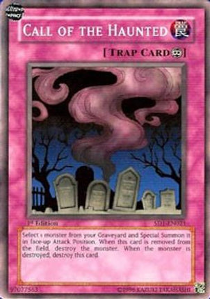 Call of the Haunted (Common / Short Print) [SD1-EN021] Structure Deck: Dragon's Roar Unlimited