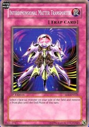 Interdimensional Matter Transporter (Common / Short Print) [SD1-EN026] Structure Deck: Dragon's Roar 1st Edition