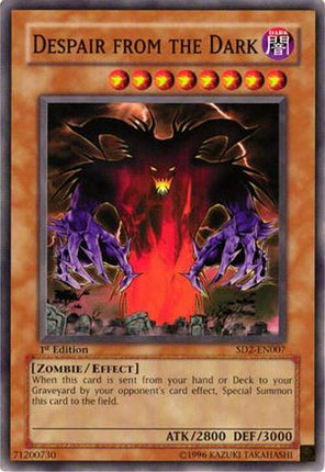 Despair from the Dark (Common / Short Print) [SD2-EN007] Structure Deck: Zombie Madness 1st Edition