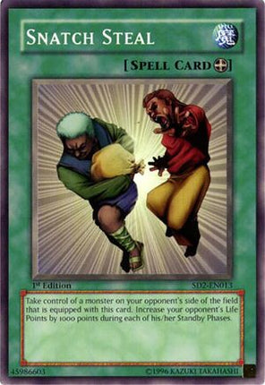 Snatch Steal (Common / Short Print) [SD2-EN013] Structure Deck: Zombie Madness Unlimited