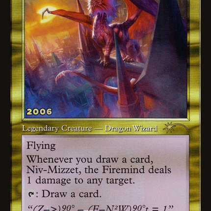 Niv-Mizzet, the Firemind (Retro) [30th Anniversary Play Promos] Foil
