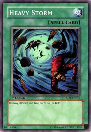 Heavy Storm (Common / Short Print) [SD2-EN019] Structure Deck: Zombie Madness 1st Edition