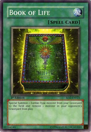 Book of Life (Common / Short Print) [SD2-EN021] Structure Deck: Zombie Madness Unlimited
