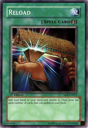 Reload (Common / Short Print) [SD2-EN023] Structure Deck: Zombie Madness 1st Edition