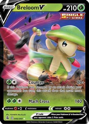 Breloom V - 6/264 [SWSH08: Fusion Strike] Holofoil