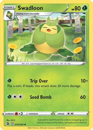 Swadloon - 10/264 [SWSH08: Fusion Strike] Reverse Holofoil