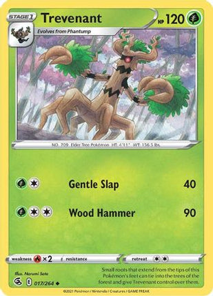 Trevenant - 17/264 [SWSH08: Fusion Strike] Reverse Holofoil