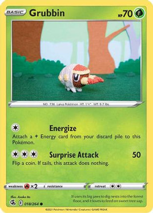 Grubbin - 18/264 [SWSH08: Fusion Strike]
