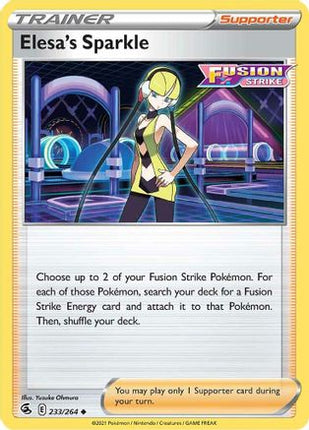 Elesa's Sparkle - 233/264 [SWSH08: Fusion Strike] Reverse Holofoil